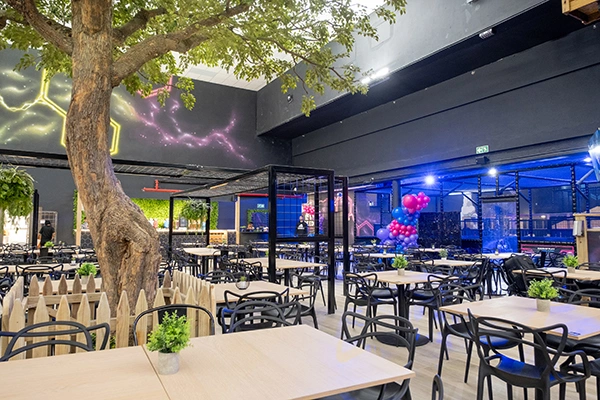 Freedom Adventure Park | Canal walk seating srea for adults